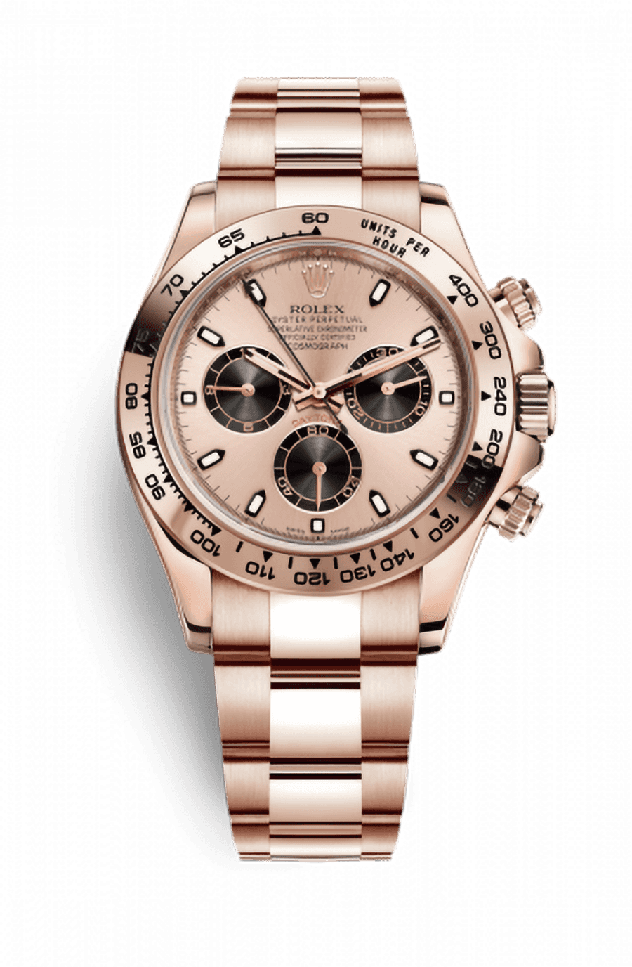 Rolex Cosmograph Daytona Rose Gold Pink Index Dial
Ref. 116505-0001