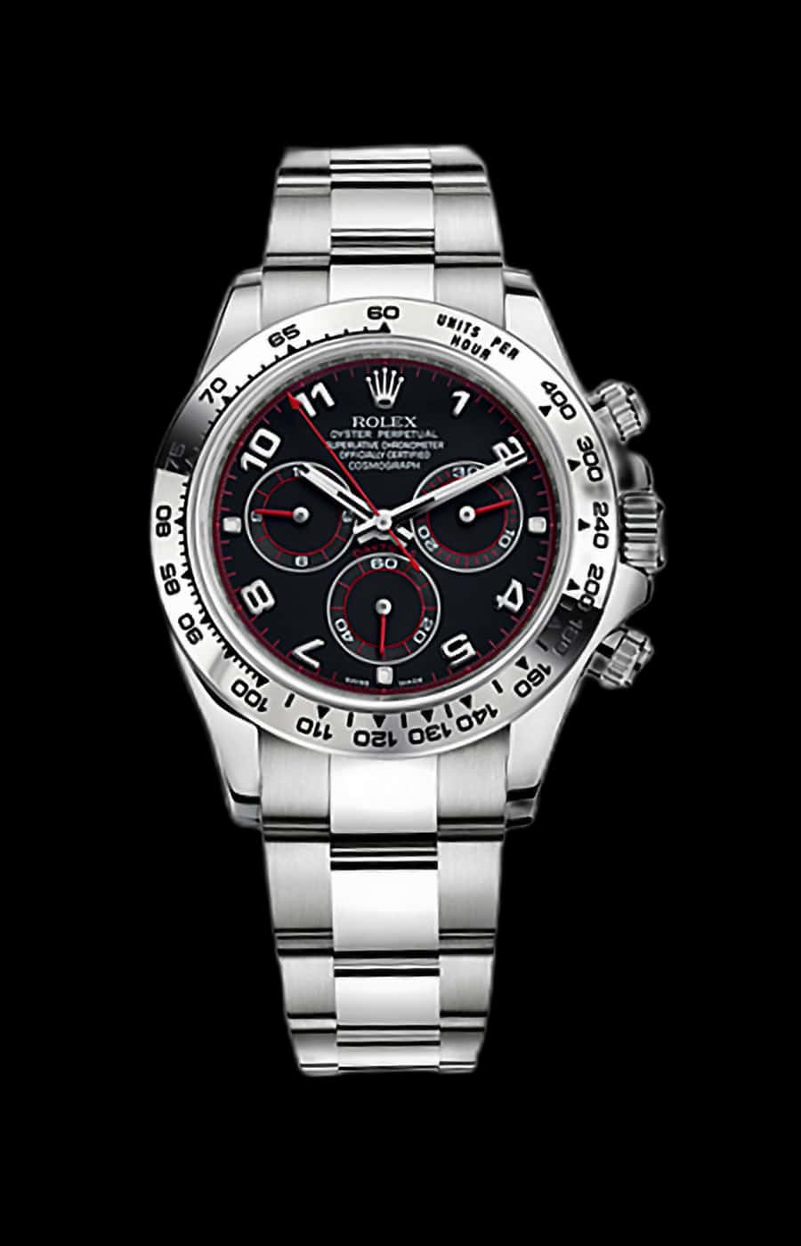 Rolex Cosmograph Daytona White Gold Black Arabic Numeral Dial - Pre-Owned
Ref. 116509-0036