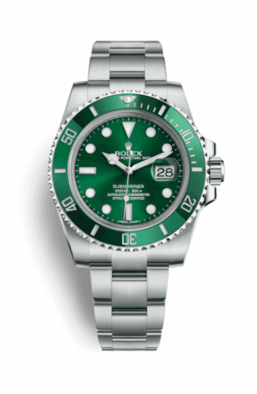 Rolex Submariner "Hulk" Stainless Steel 40mm Automatic Chronometer Green Dial - Pre-Owned
Ref. 116610LV-0002