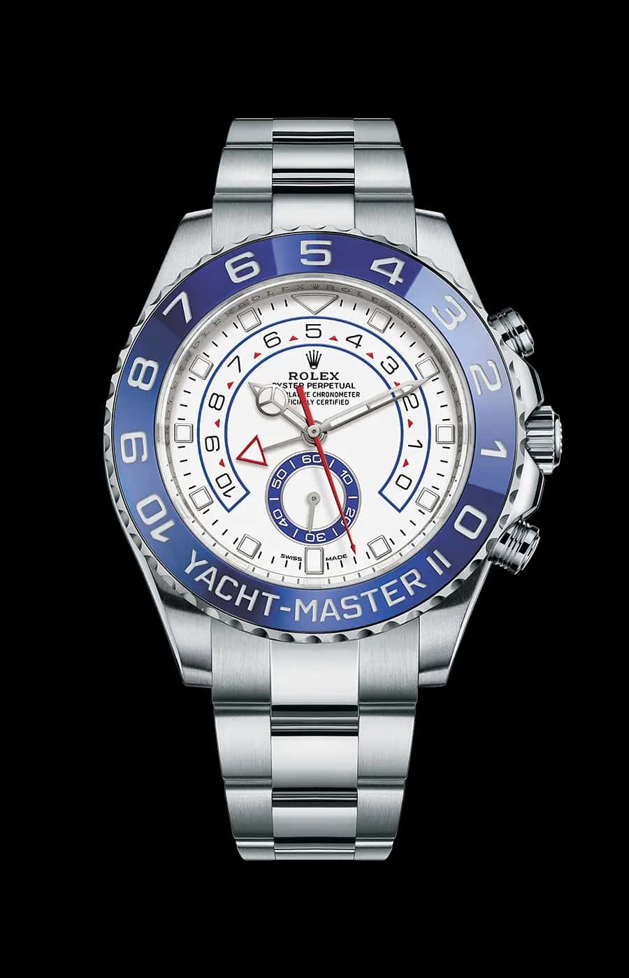 Rolex Yacht-Master II Stainless Steel White Dial Oyster Ceramic BezelRef. 116680-0002