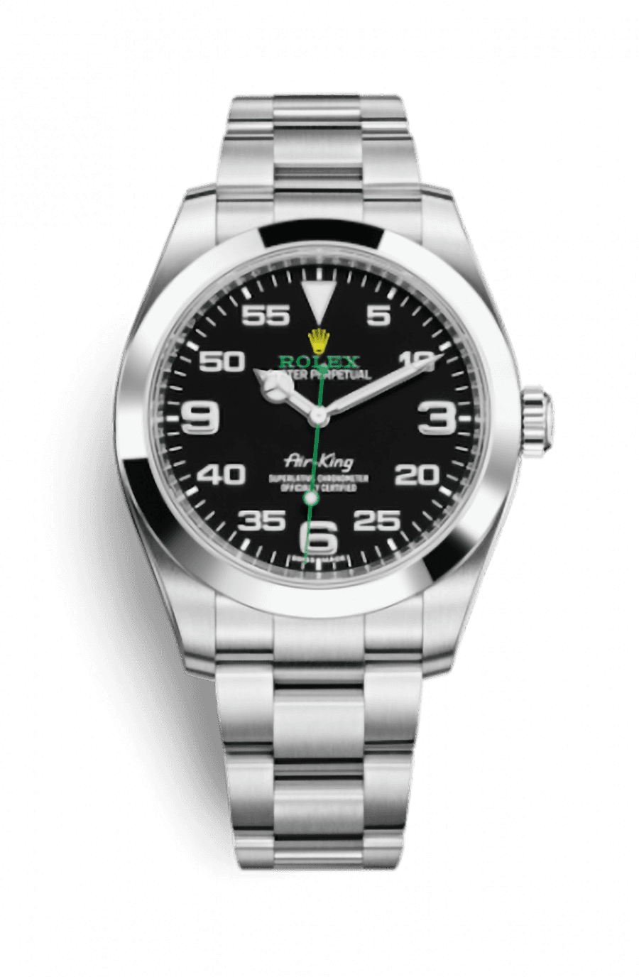 Rolex Air King Stainless Steel 40mm Automatic Chronometer Black Dial Ref. 116900-0001
