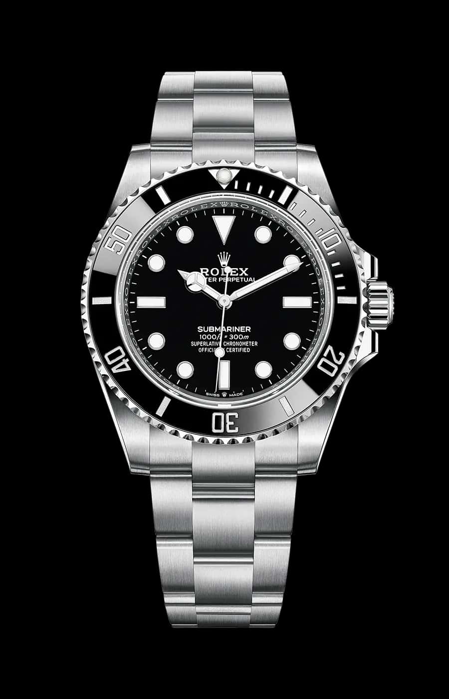 Rolex Submariner Stainless Steel Automatic 41mm Chronometer Black Dial
Ref. 124060-0001