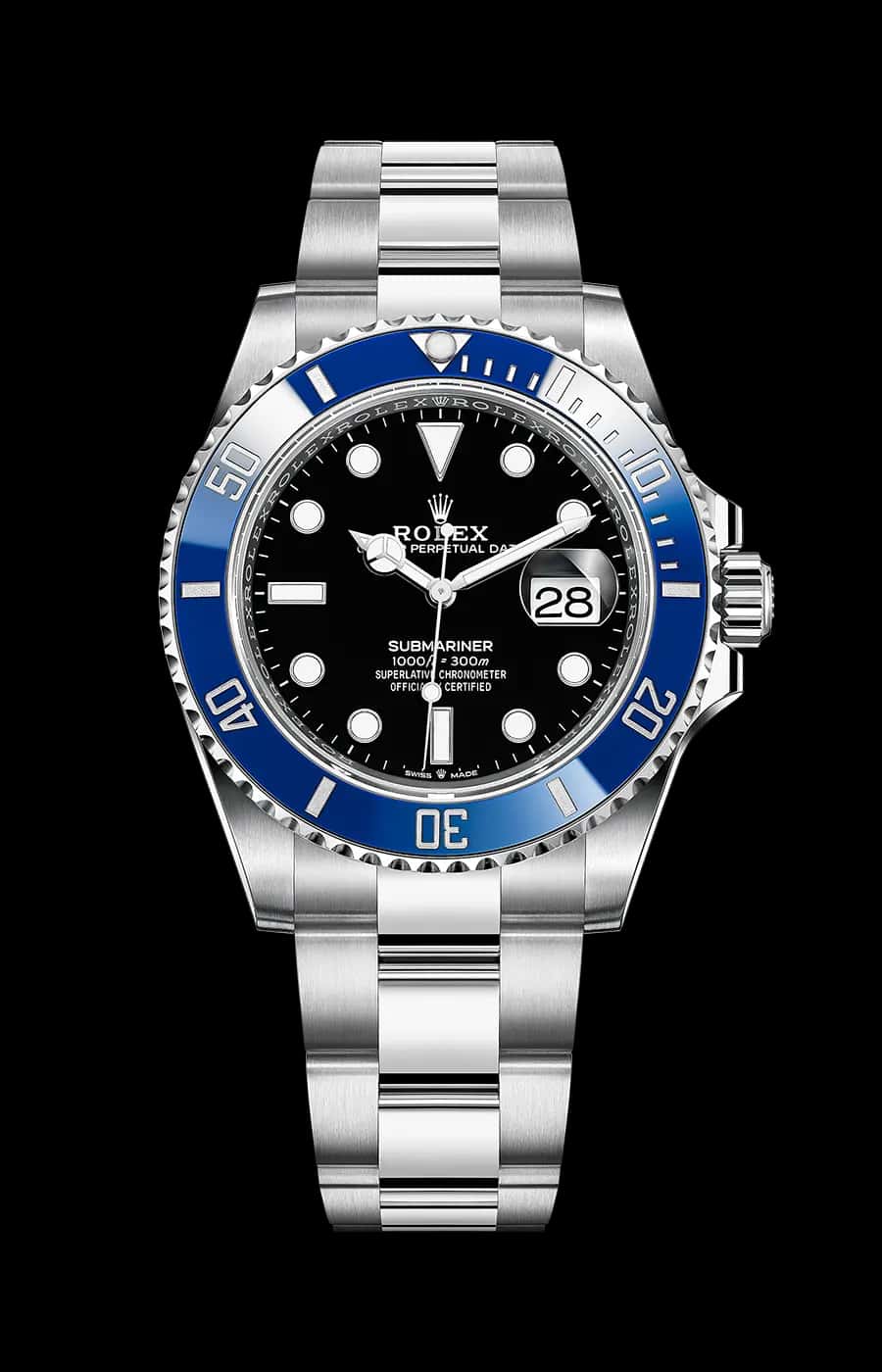 Rolex Submariner 18kt White Gold "Cookie Monster" 41mm Automatic Blue Bezel
Ref. 126619LB-0003