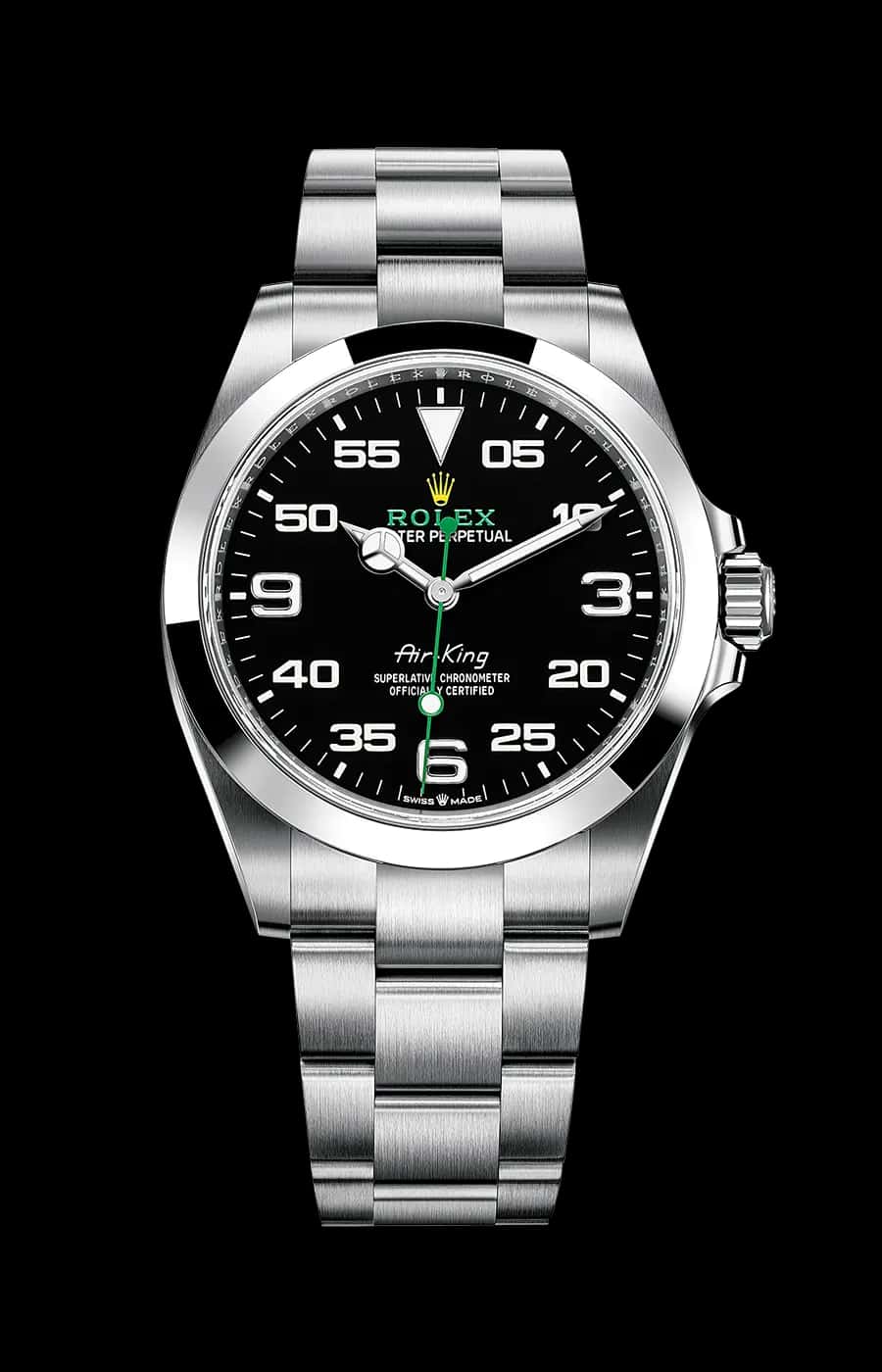 Rolex Air King Stainless Steel 40mm Automatic Chronometer Black Dial Ref. 126900-0001