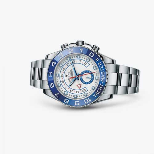 Rolex Yacht-Master II Stainless Steel White Dial Oyster Ceramic Bezel - Pre-Owned
Ref. 116680-0001