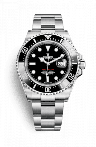 Rolex Sea-Dweller 43mm Red Letters Stainless Steel Black Dial Ceramic Bezel
Ref. 126600-0001