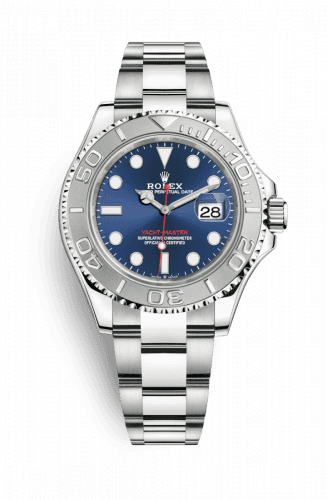Rolex Yacht-Master 40 Oystersteel and Platinum Blue Dial Oyster
Ref. 126622-0002