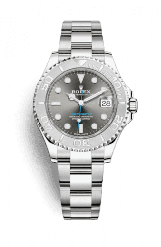 Rolex Yacht-Master 37 Oystersteel and Platinum Rhodium Dial Oyster
Ref. 268622-0002