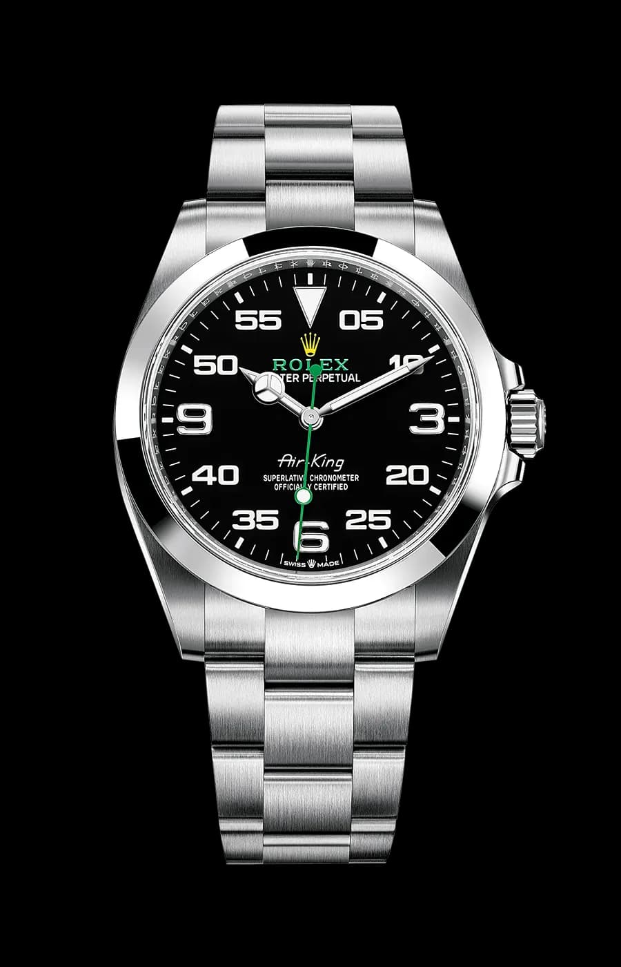 Rolex Air King Stainless Steel 40mm Automatic Chronometer Black Dial Ref. 126900-0001