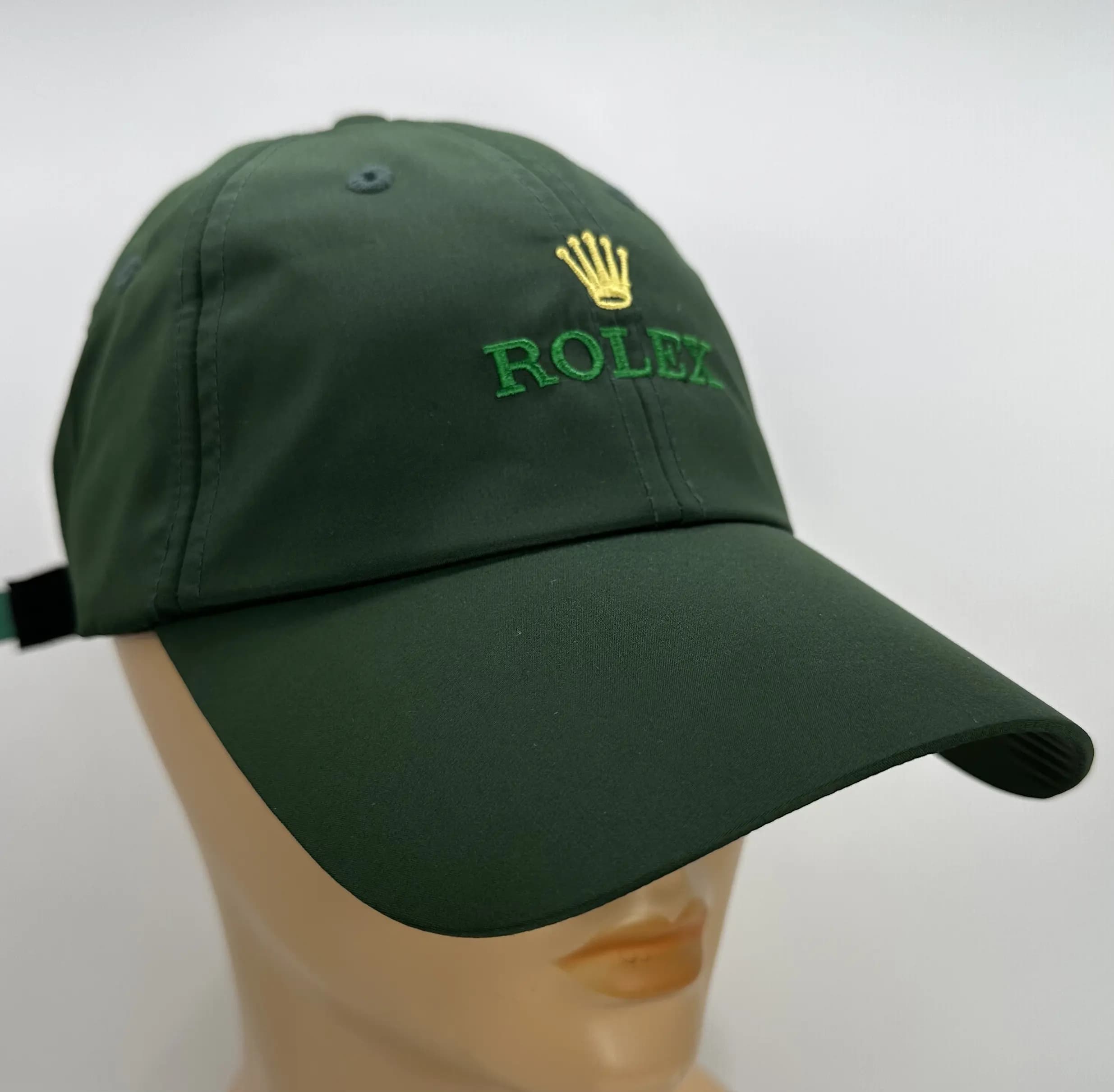 Rolex Front Embroidered Green Cap